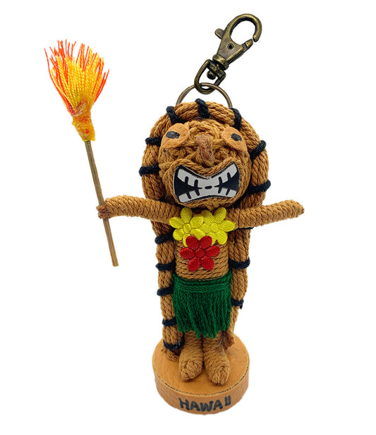 Tiki String Doll Keychain