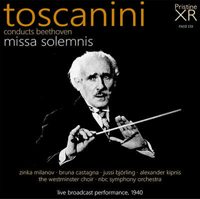 TOSCANINI Beethoven: Missa Solemnis (1940 - Milanov, Castagna, Björling, Kipnis) - PACO159 - CD