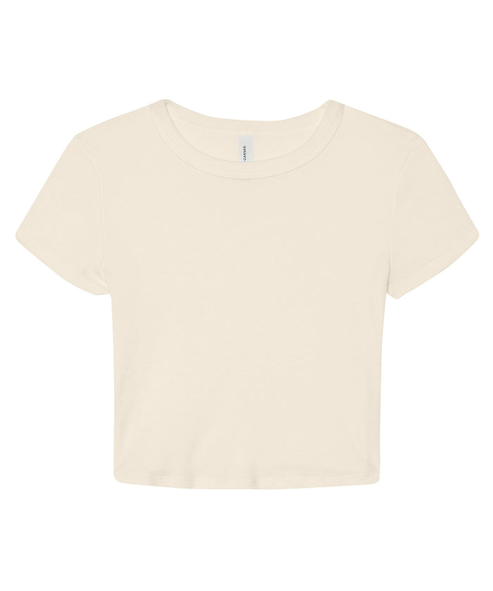 Womens micro rib baby t-shirt
