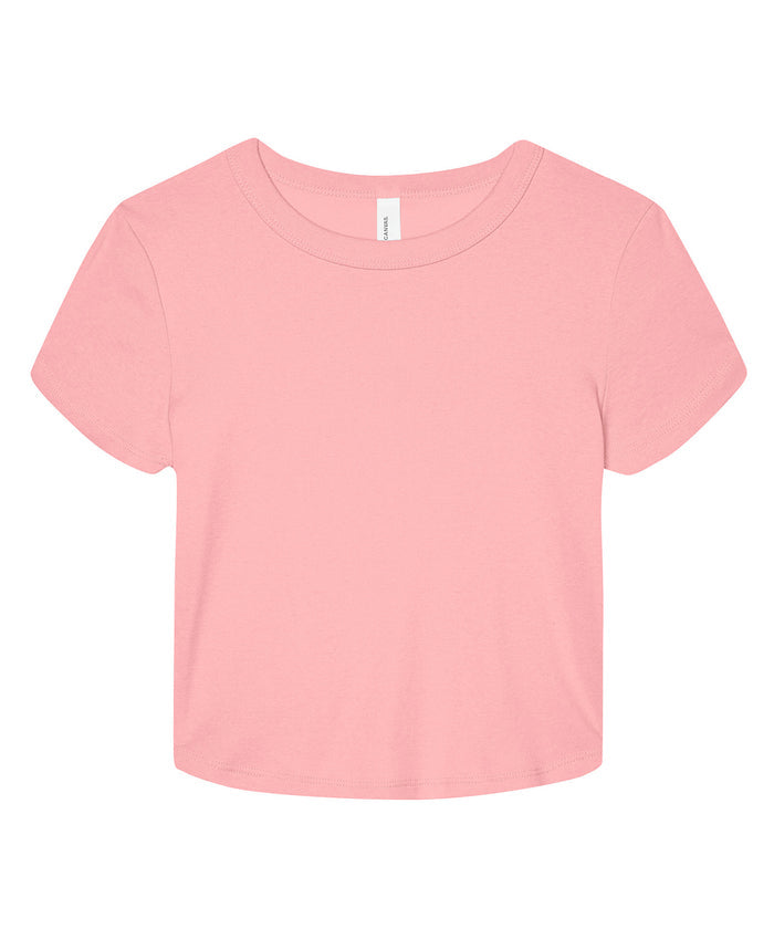 Womens micro rib baby t-shirt