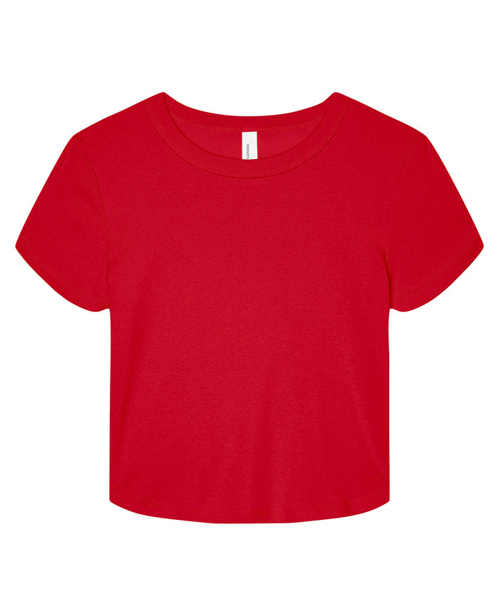 Womens micro rib baby t-shirt