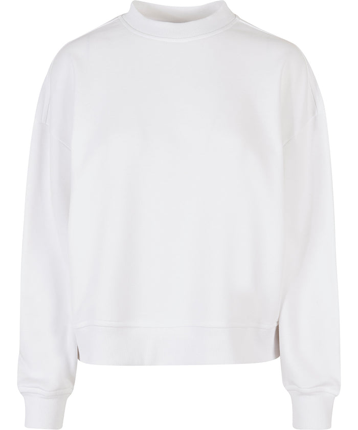 Womens oversized crew neck sweatshirt