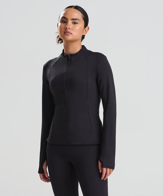 Womens recycled tech-zip jacket